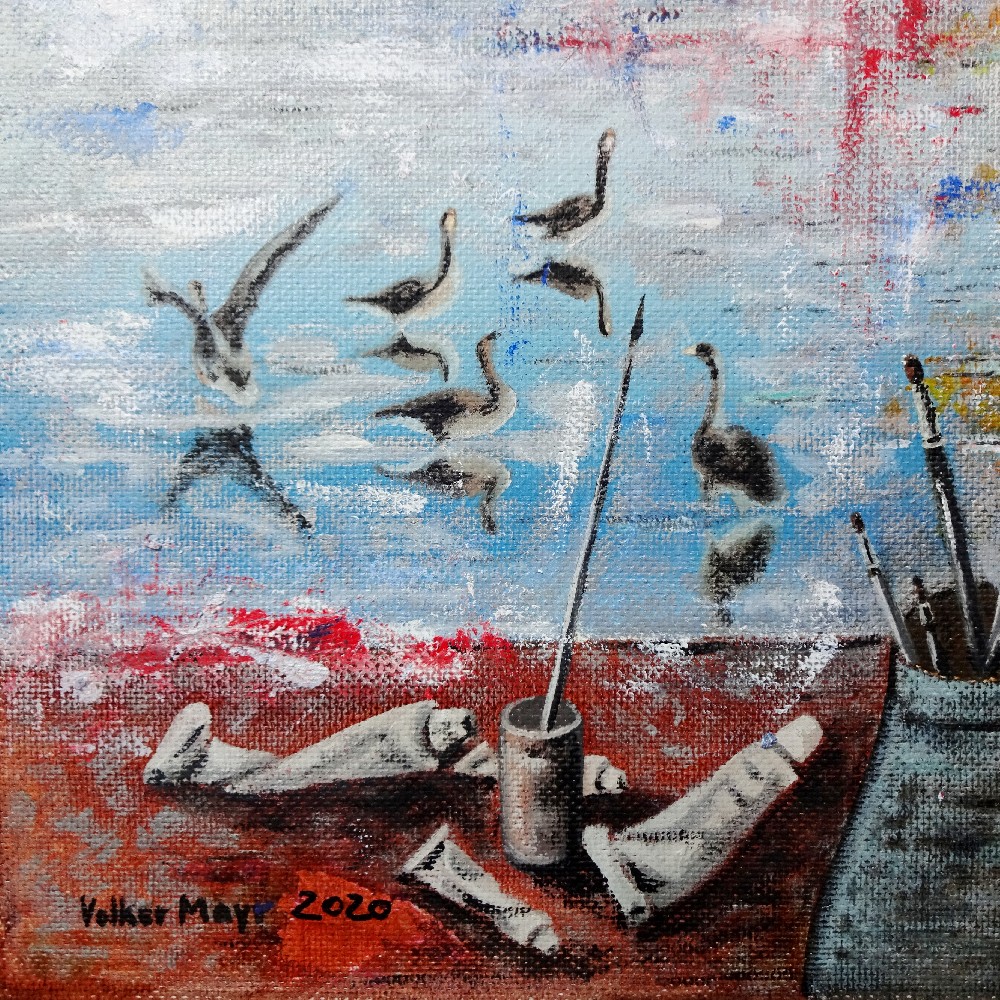 Artist In Search Of Beauty And Grace - SOLD