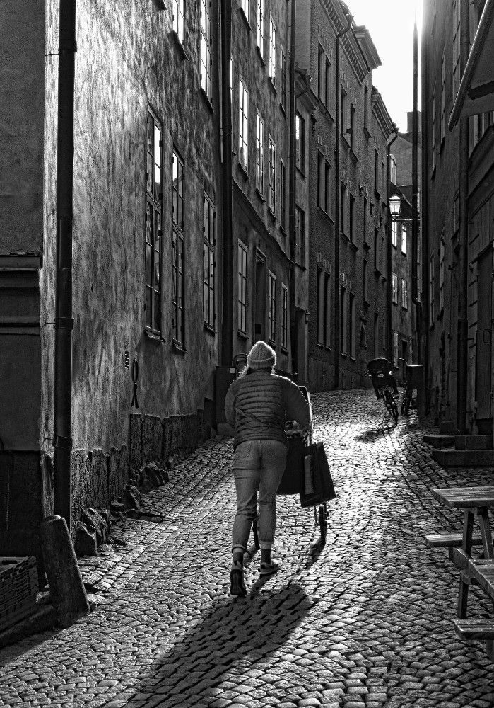  Artwork description: Stockholm. Sweden. Autumn. Early morning. Old city. Our history. The beginning of the 21st century. Limited Edition 1 / 15 The year since creation - 2022 A natural photography. Giclée print. Archival heavy weight paper. Numbered