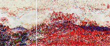Nowhere or 36 views of Fujiyama „Hokkaido“, 3 x 120 cm x 100 cm, Ed. 01/06, 2009, Fine Art Print / Alu Dibond